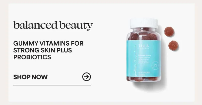 balanced beauty GUMMY VITAMINS FOR STRONG SKIN PLUS PROBIOTICS -- SHOP NOW