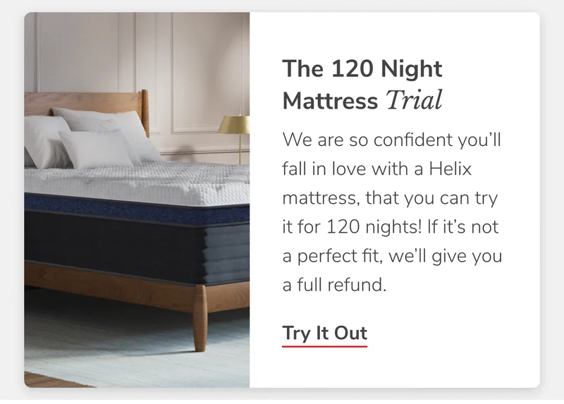 120 Night Mattress Trial 120 Night Mattress Trial