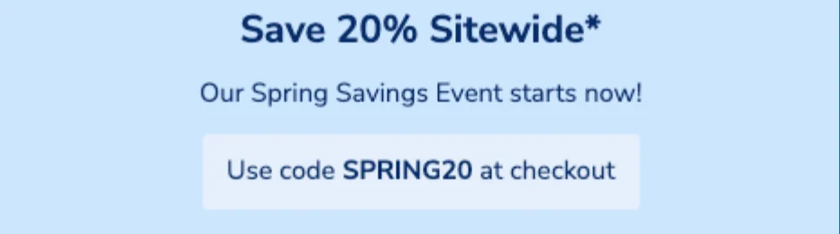 Spring Savings Sale Spring Savings Sale