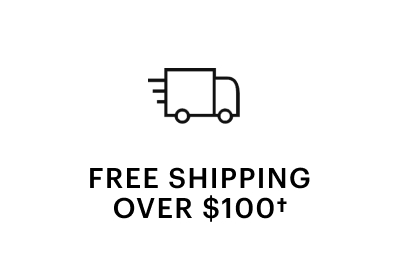 FREE SHIPPING OVER $100†