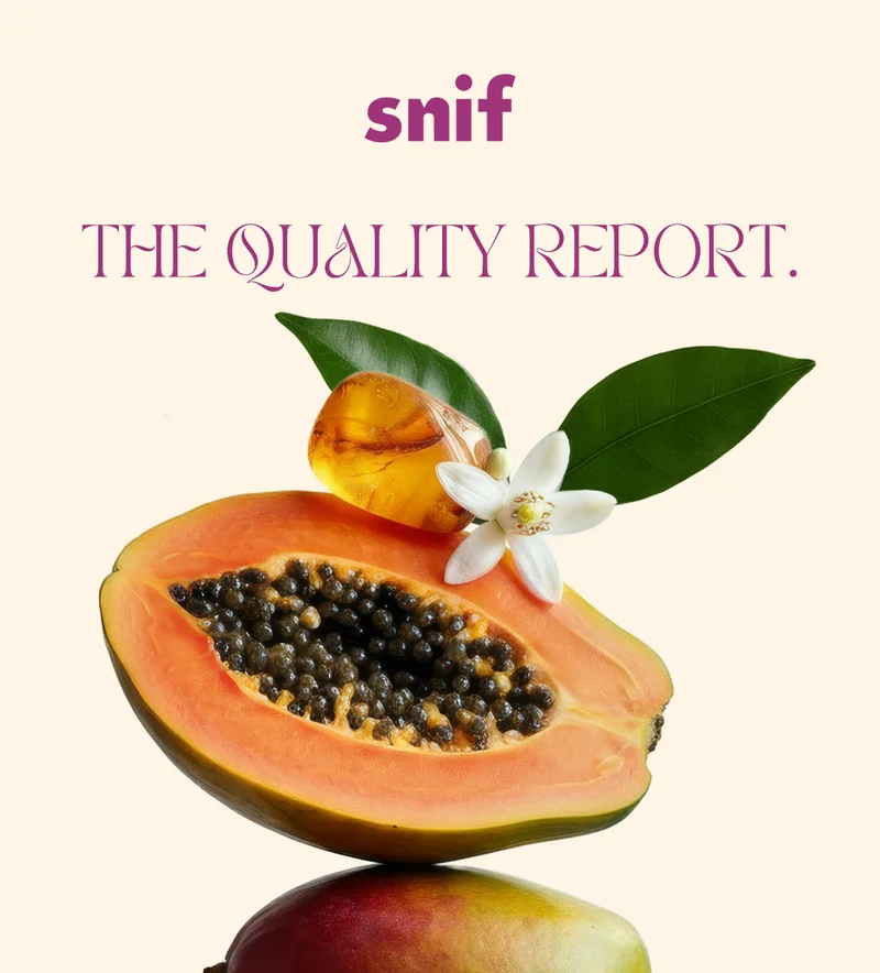 The quality report.