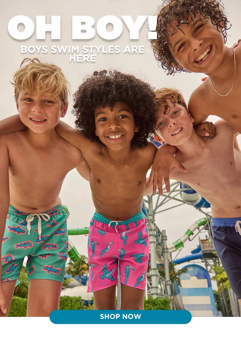 OH BOY! Boys Swim Styles Are Here!