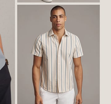 Brezza Linen-Blend Short Sleeve Shirt