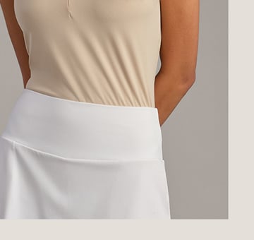 Course to Court Sleeveless Zip Polo