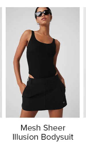 MESH SHEER ILLUSION BODYSUIT