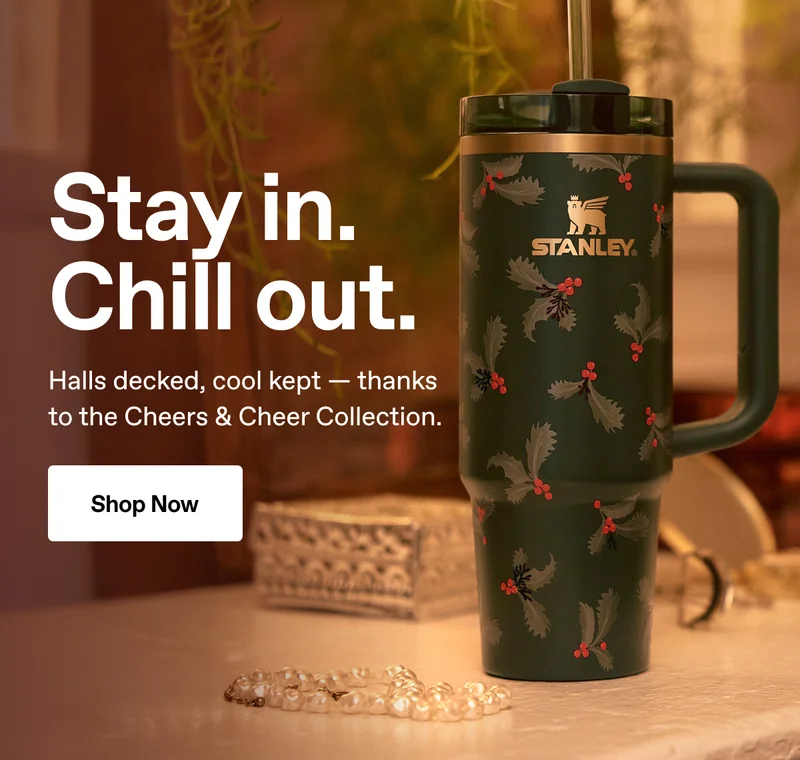 Stay in. Chill Out. Halls decked, cool kept - thanks to the Cheers & Cheers Collection. Shop Now.