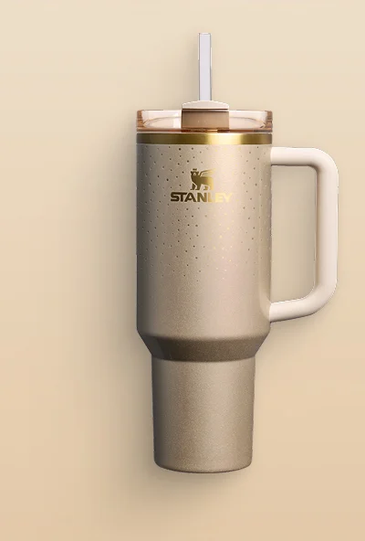 Cheers & Cheer Quencher H2.0 Flowstate™ Tumbler | 40 OZ | Prosecco Shimmer