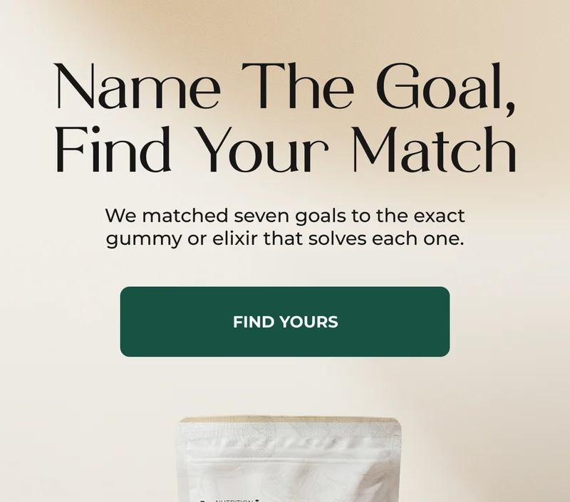 NAME THE GOAL. FIND YOUR MATCH