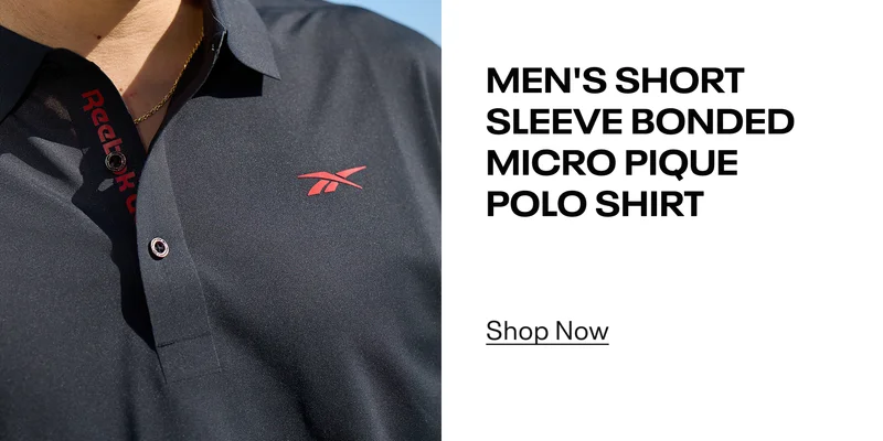 Men's Short Sleeve Bonded Micro Pique Polo Shirt