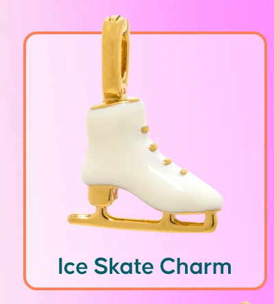 Ice Skate Charm