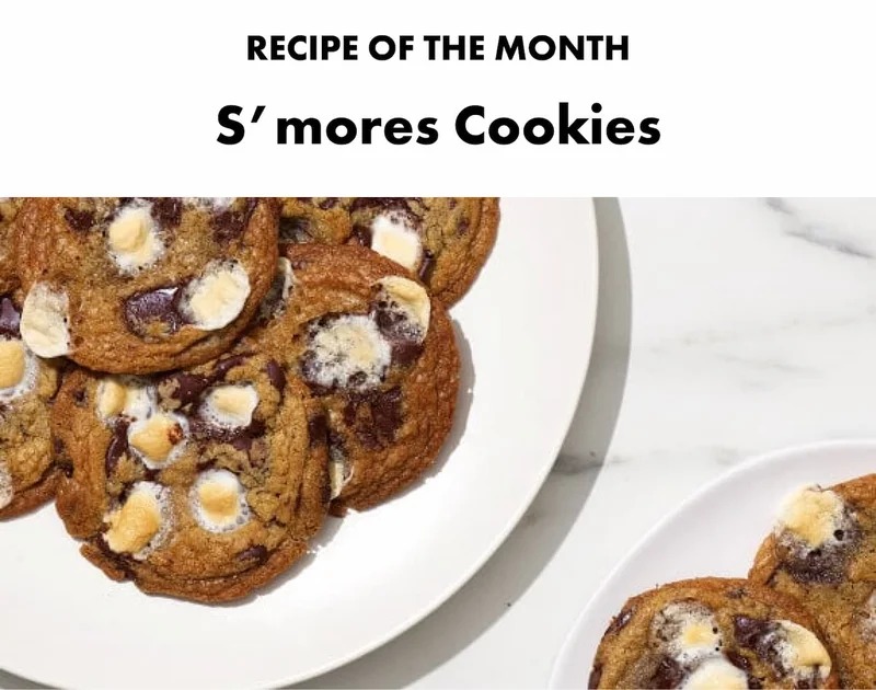 Recipe of the month. Smores cookies.