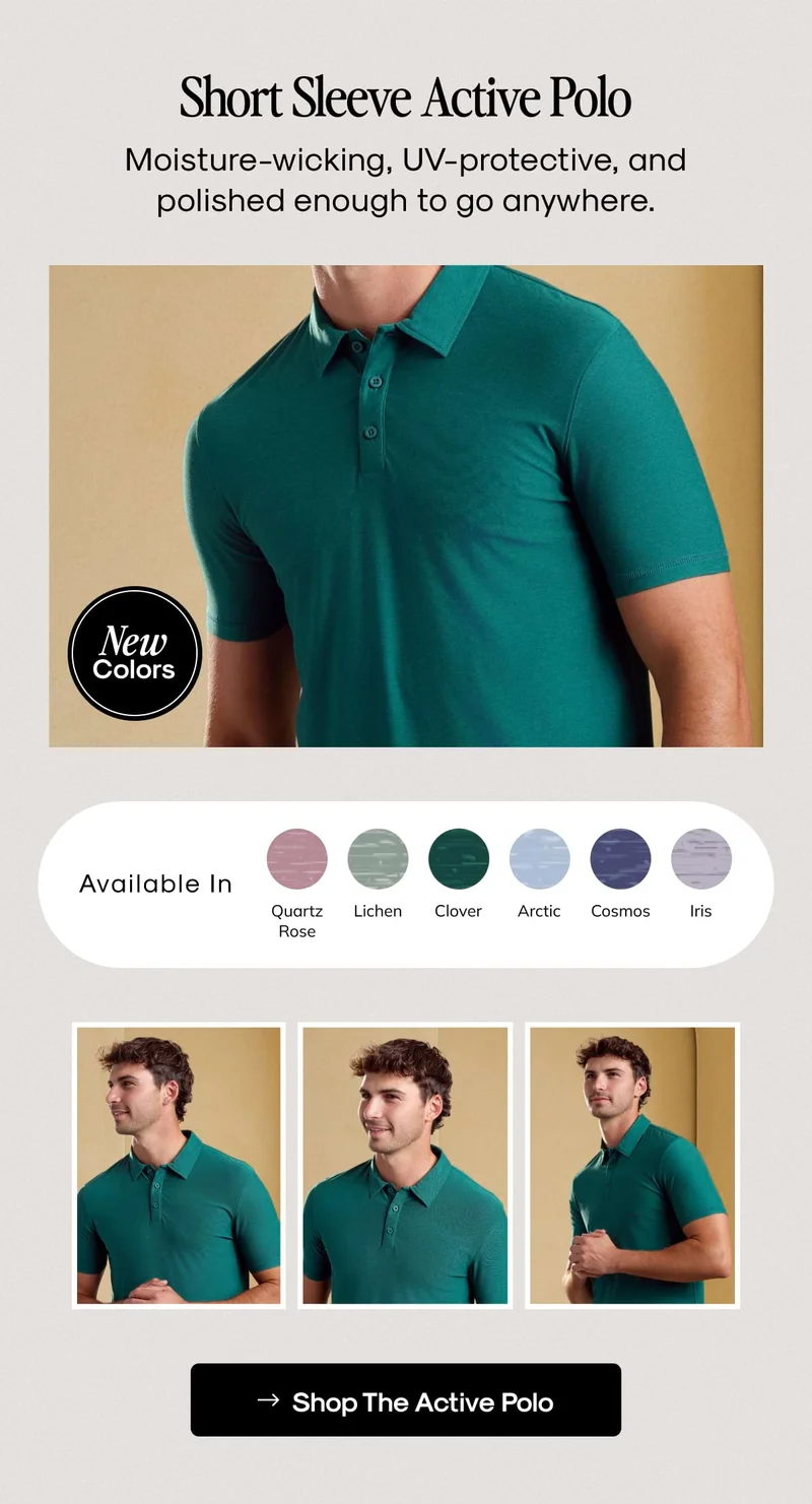 Short Sleeve Active Polo