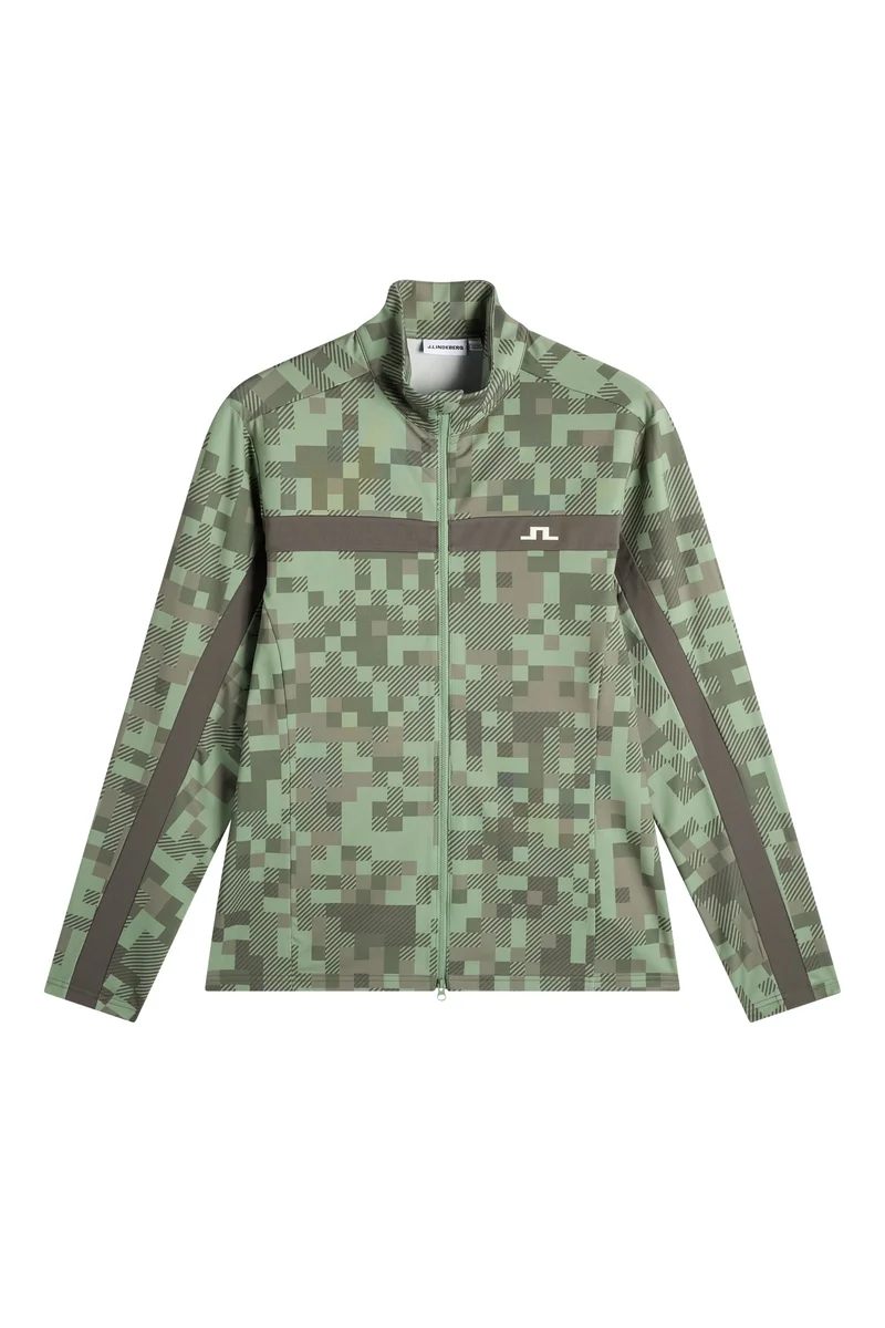 Image of Bridger Tour Print Mid Layer / Tour 26 Tonal Green L