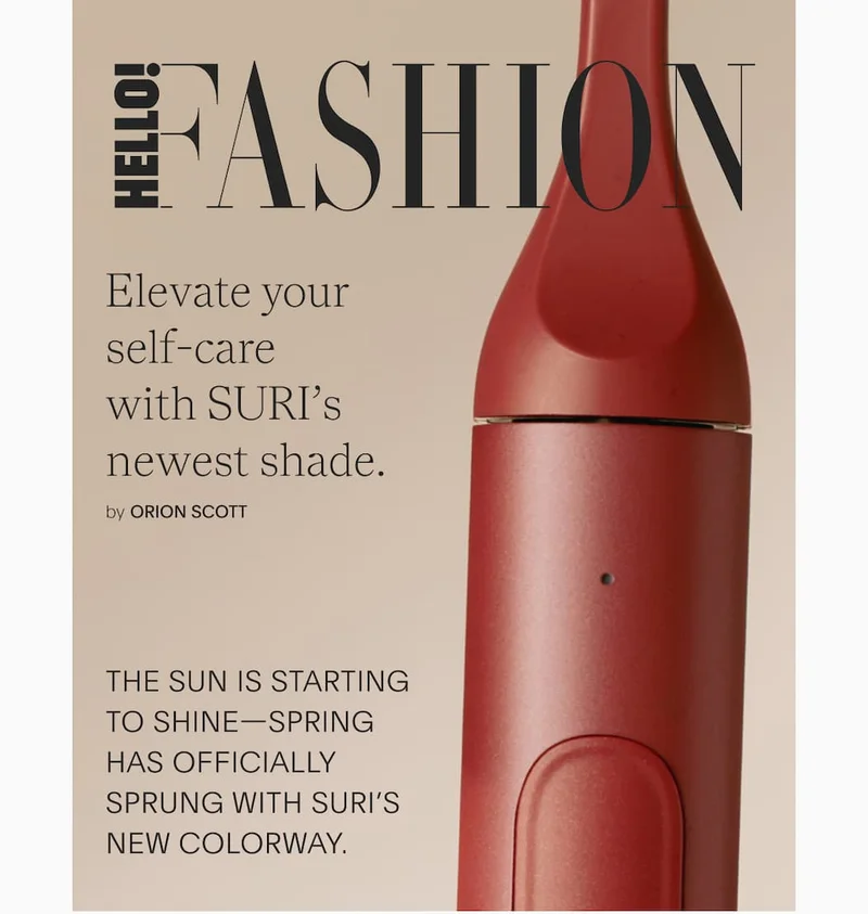 Hello Fashion | Elevate your self-care with SURI's newest shade.