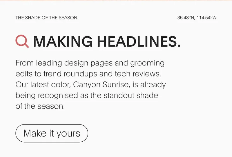 Making Headlines | From leading design pages and grooming edits to tend roundups and tech reviews. | Make it yours