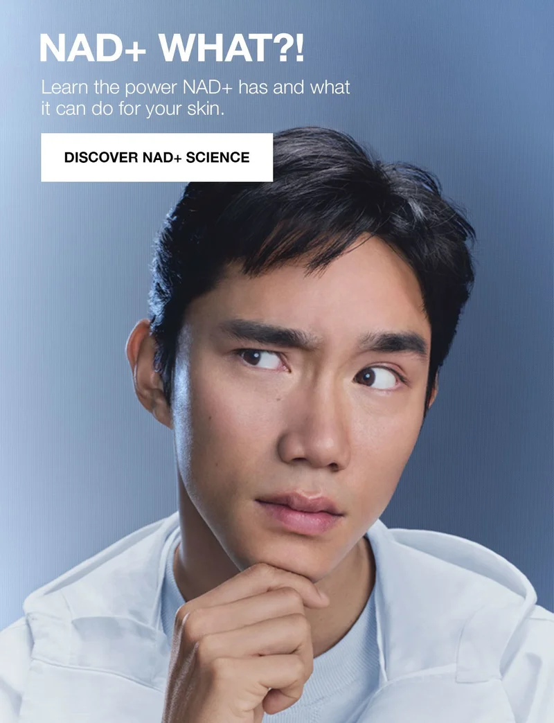 NAD+ WHAT?! Learn the power NAD+ has and what it can do for your skin. DISCOVER NAD+ SCIENCE.