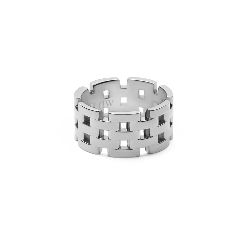 Image of 5-Link Ring Silver