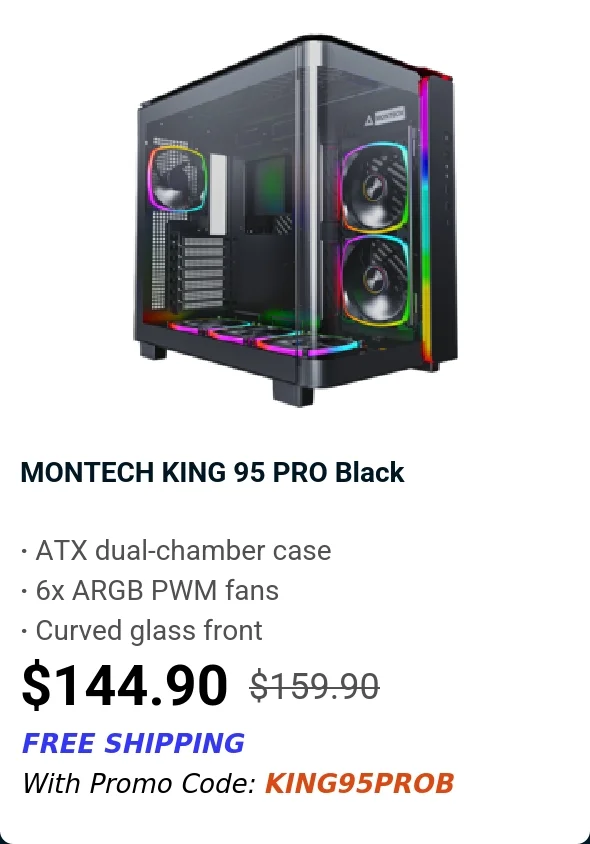 MONTECH KING 95 PRO Black