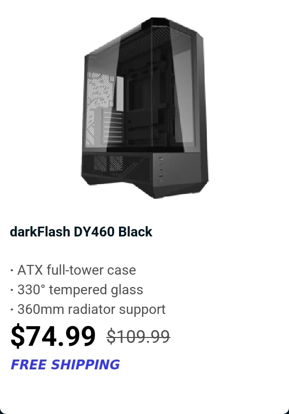 darkFlash DY460 Black