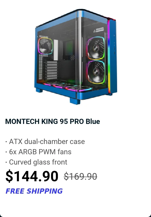 MONTECH KING 95 PRO Blue