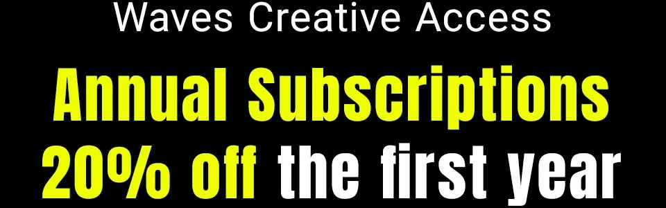 First Time Ever - 20% Off Annual Subscriptions