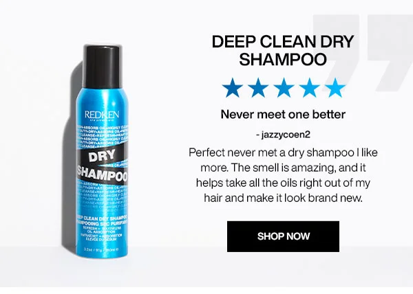 deep clean dry shampoo