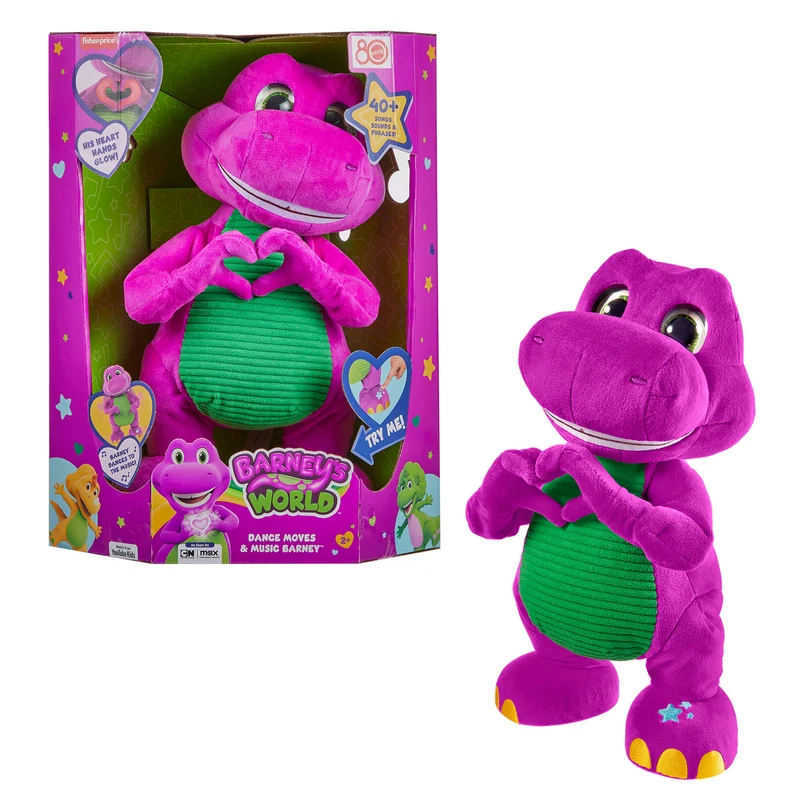 Image of Fisher-Price Dance Moves & Music Barney Plush