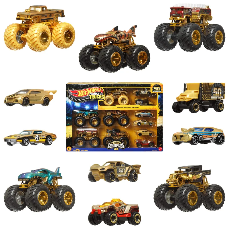 Image of Hot Wheels Monster Trucks Trophy Champions Collection