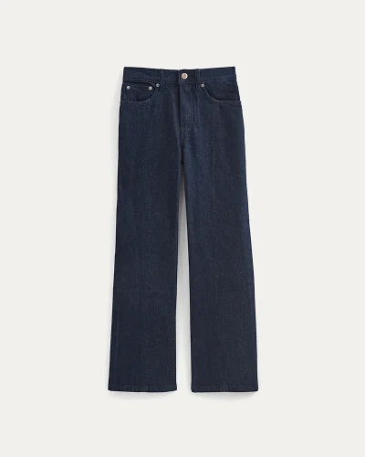 Image | High-Rise Kick Flare Jean | Tungsten Rinse