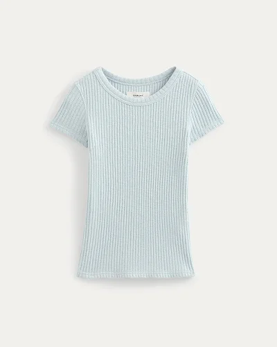 Image | The Cozy Rib Tee | Skywriting