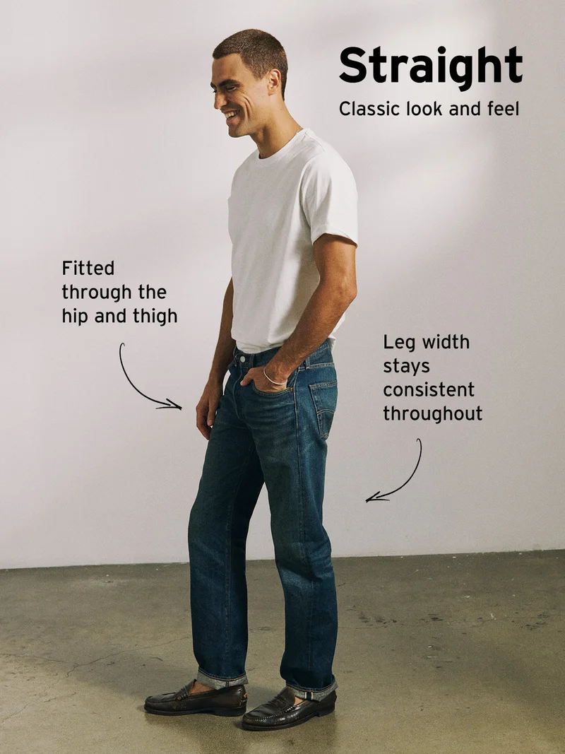 STRAIGHT FIT JEANS