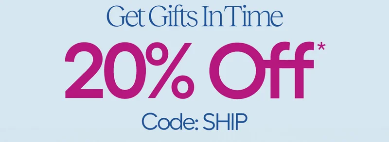 Get Gifts In Time, 20% Off* Code: discount code