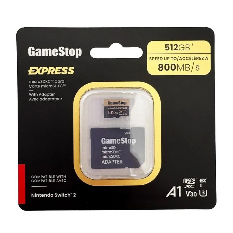 GameStop 512GB Express Micro SD Card for Nintendo Switch 2