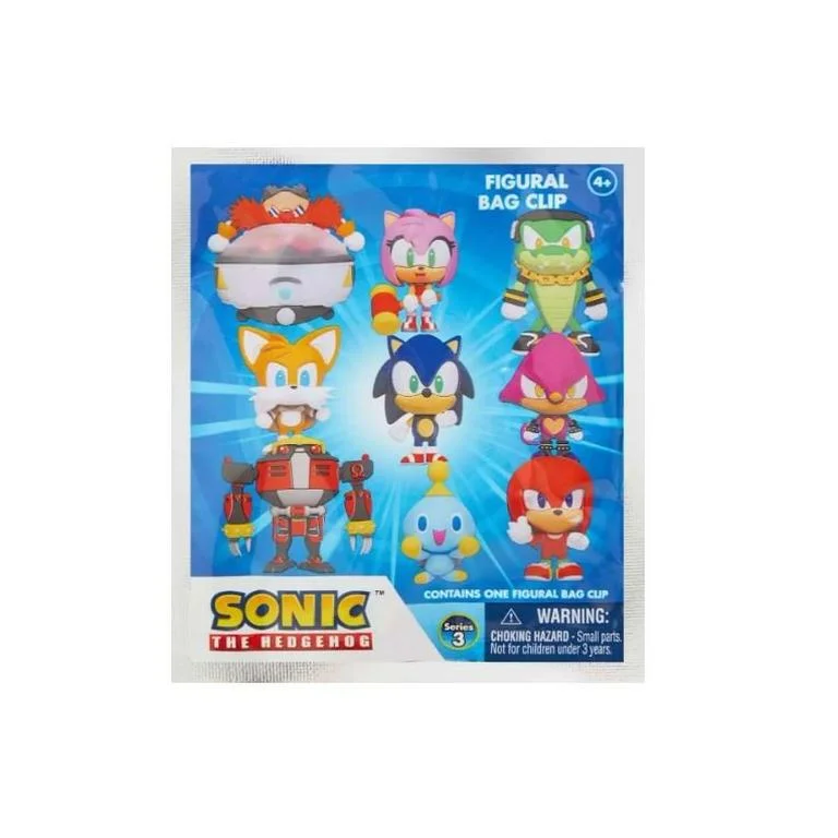 Monogram Sonic the Hedgehog 3D Foam Bag Clip Blind Bag Series 1