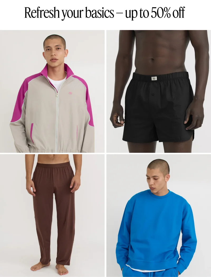 Refresh your basics - up to 50% off