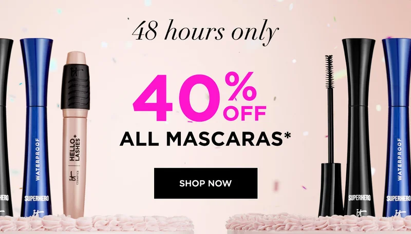 40% OFF All Mascaras