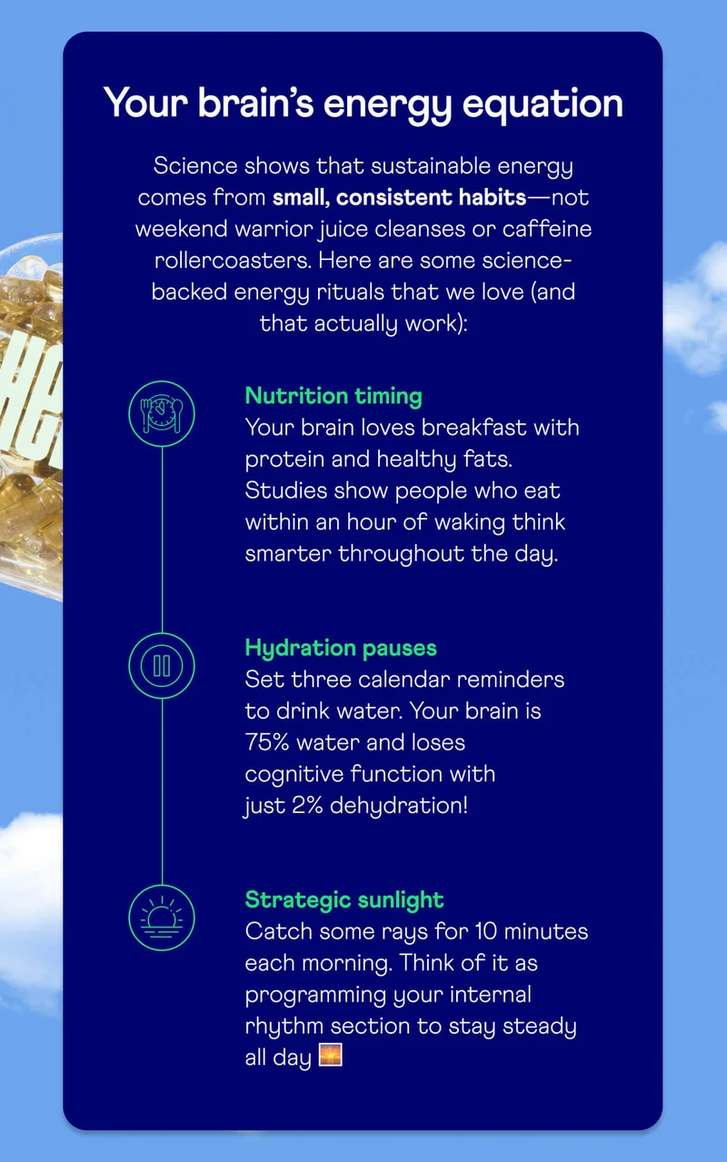 Your brain’s energy equation