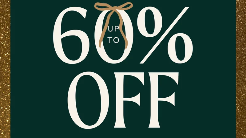 Up to 60% off