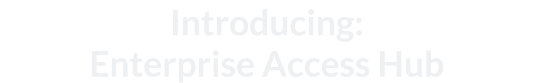 Introducing: Enterprise Access Hub