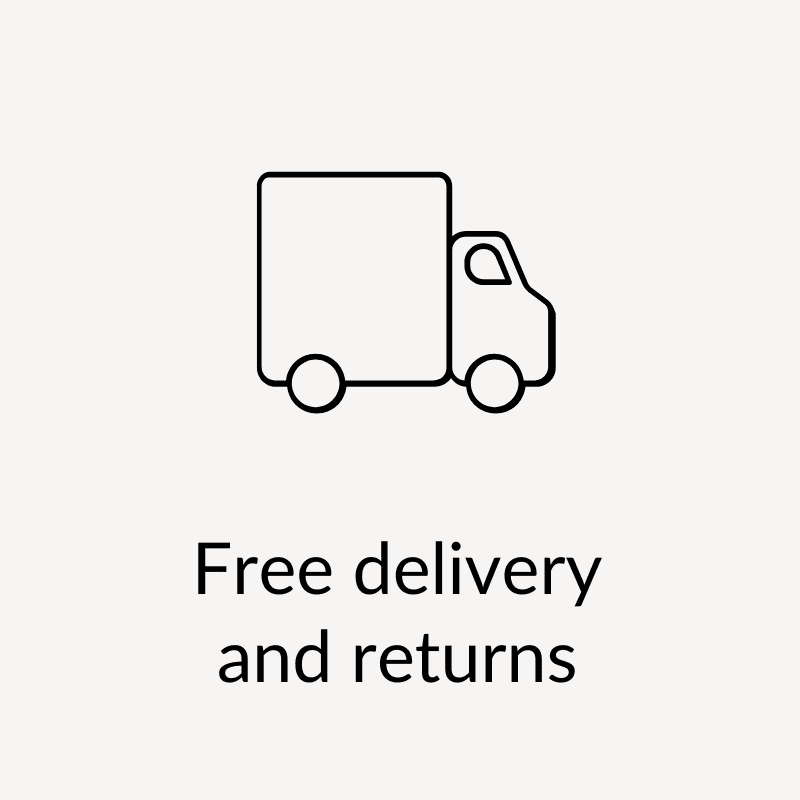 Free delivery and returns