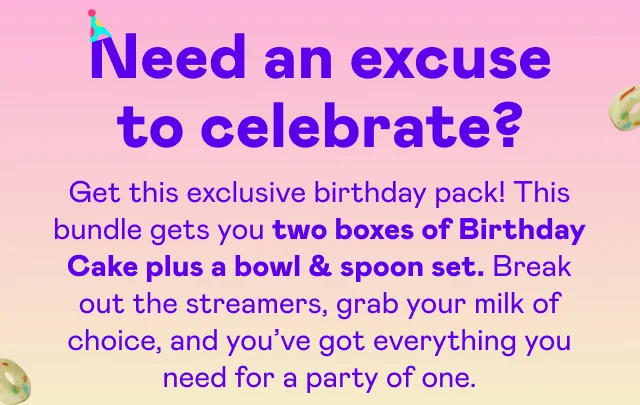 Need an excuse to celebrate?