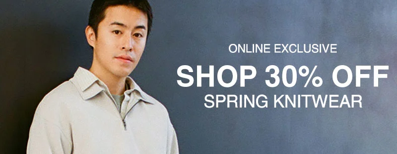 Shop 30% OFF Spring Knitwear Today Online Only!