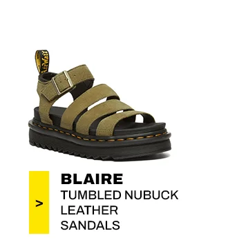 Blaire Tumbled Nubuck Leather Sandals