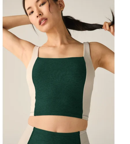 Spacedye Vitality Colorblock Cropped Tank