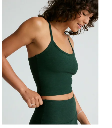 Spacedye Slim Racerback Cropped Tank