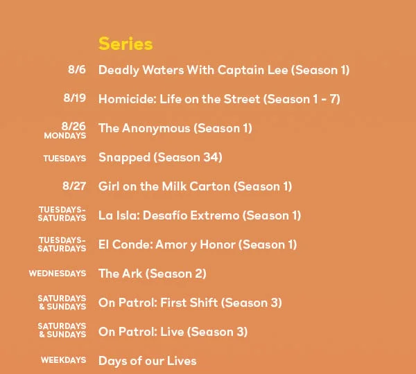 See what's new in July