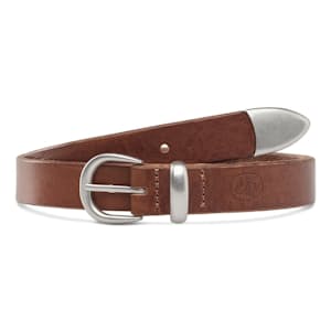 Western Bridle Leather Belt Slim