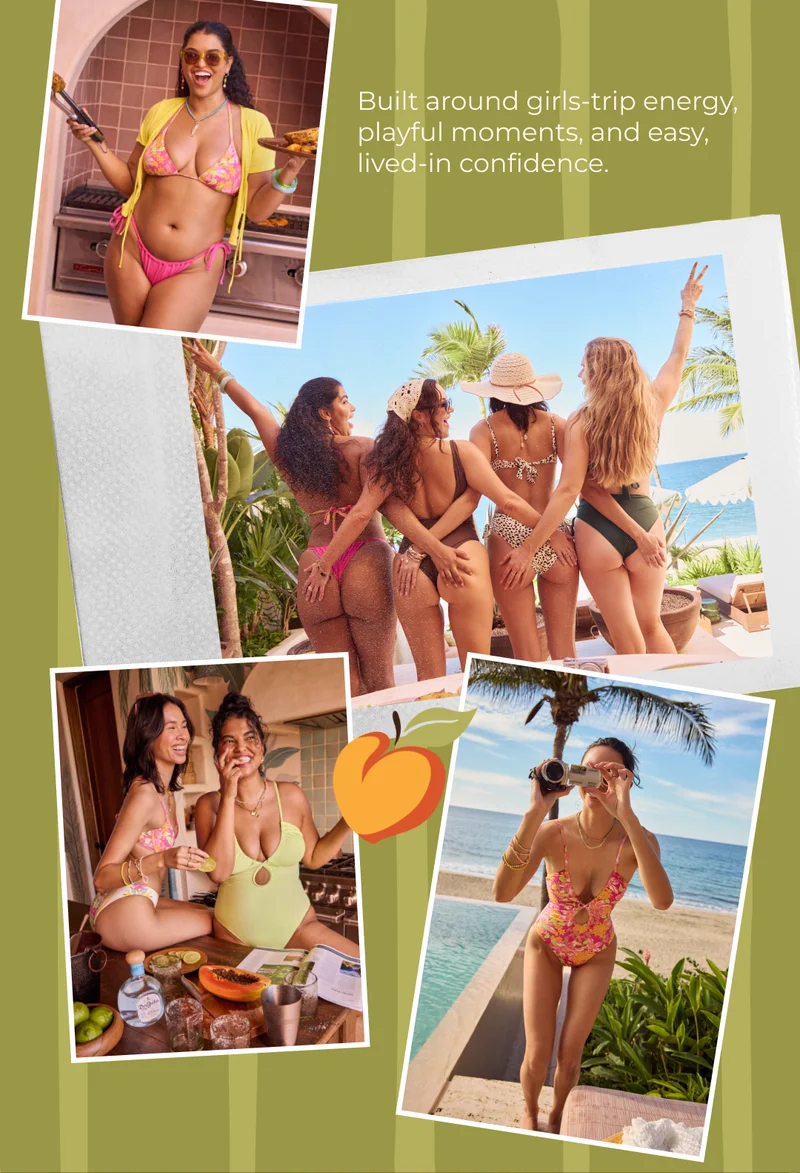 The only thing missing from her summer staples? Swimwear that’s built by women, for women. Cheekies is designed to make sure she feels her best—from the first cocktail to the last dip of the day.