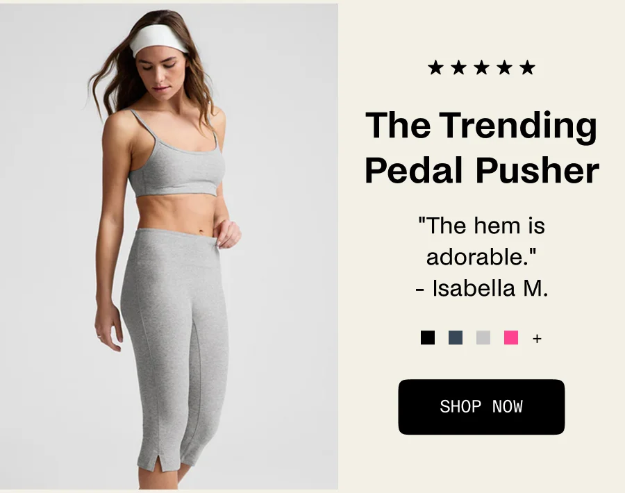 Spacedye Mid-Rise Slit Pedal Pusher Legging