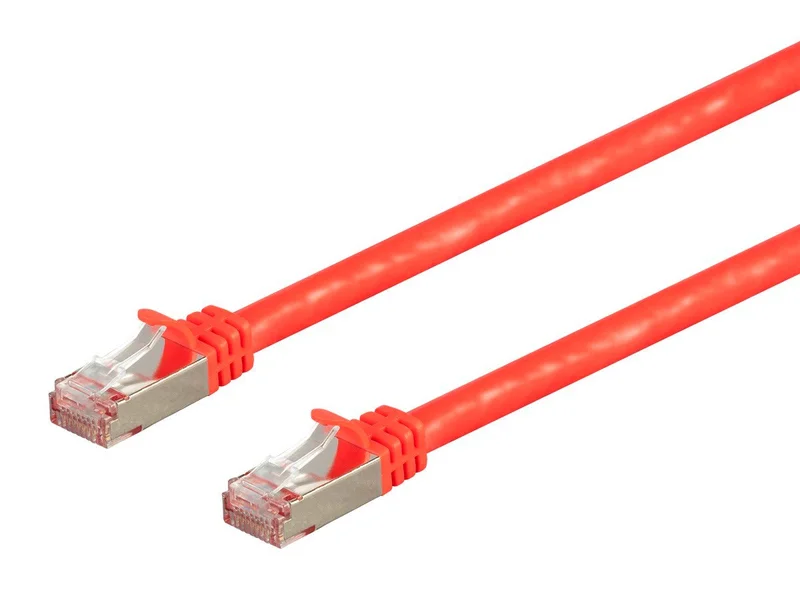 Entegrade Series Cat7 Double Shielded (S/FTP) Ethernet Patch Cable - Snagless discount code, 600MHz, 10G, 26AWG, 5ft, Red